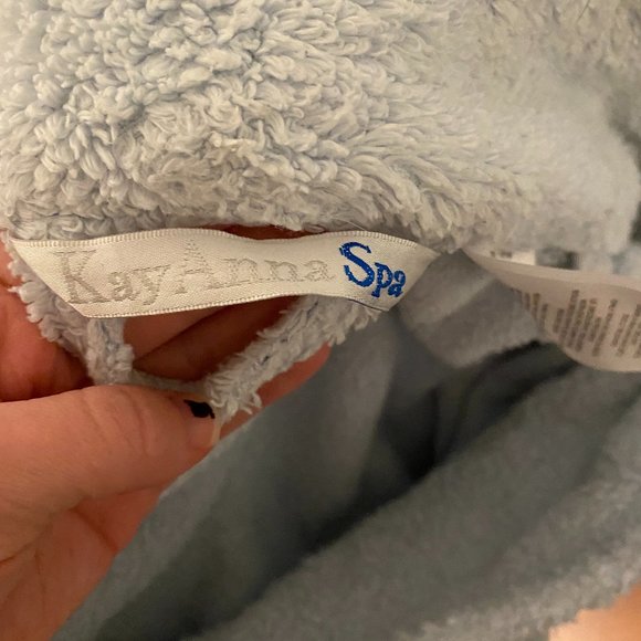 KayAnna Spa Blue Bath Robe - Picture 2 of 3